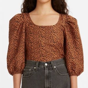 NEW: Levi’s KAILA PUFF SLEEVE BLOUSE
